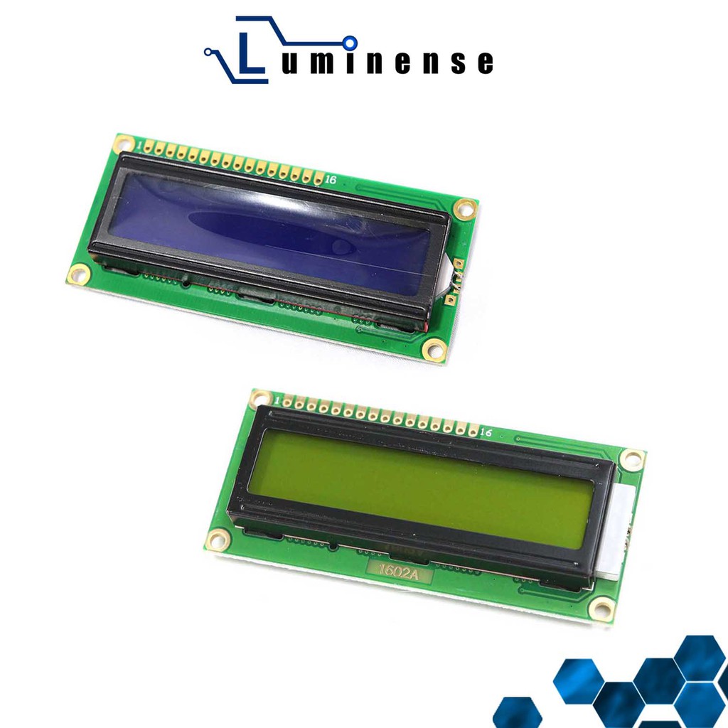 [Luminense] LCD 1602 Blue Blacklight Green Back light LED Displays I2C ...