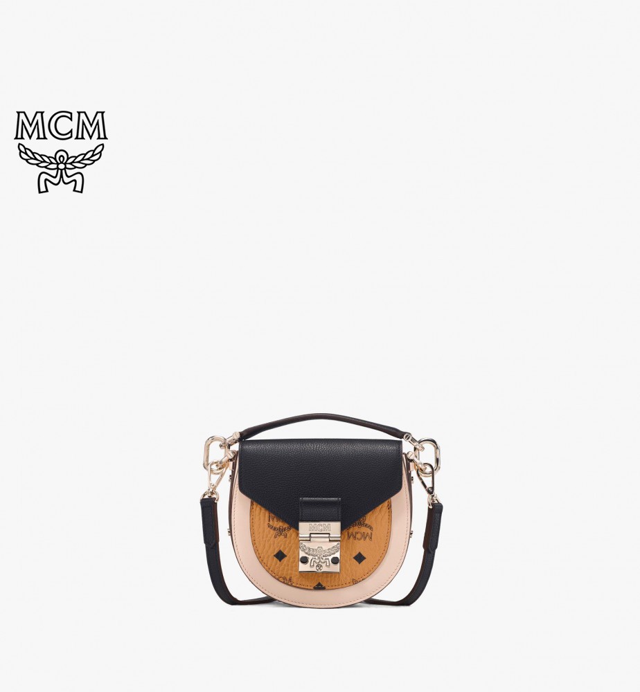 MCM Patricia Shoulder Bag in Color Block Visetos Shopee Singapore