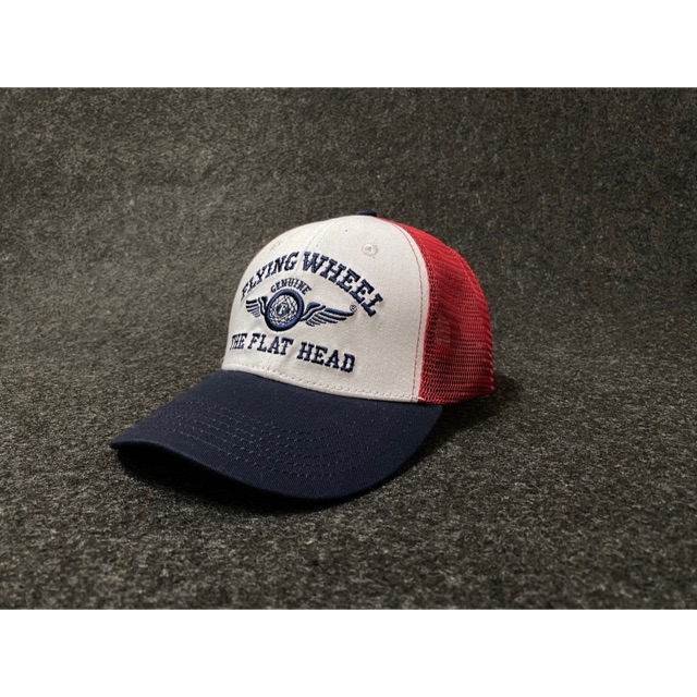 THE FLAT HEAD FLYING WHEEL TRUCKER HAT