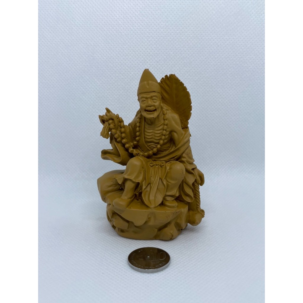 Car Jigong (Small Size) Sitting Statue Living Buddha Drunk Li Xiuyuan Small Ornaments