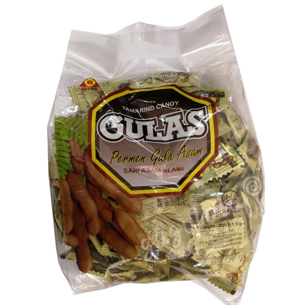 Gulas Tamarind Candy 300's x 1.9g | Shopee Singapore