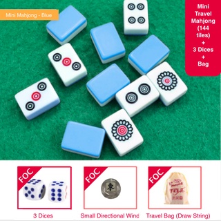 Mahjong, Professional Chinese Mahjong Game Set, Classic Mahjong Set  Family Play, Portable Majiang Set With 144 Numbered Tiles Tw