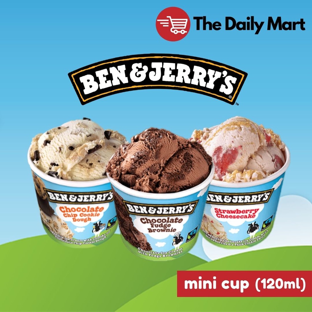 [LOCAL] Ben & Jerry's Ice Cream Mini Cups (120ml) | Shopee Singapore