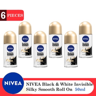 Nivea Black & White Invisible Silky Smooth Roll On 50ml