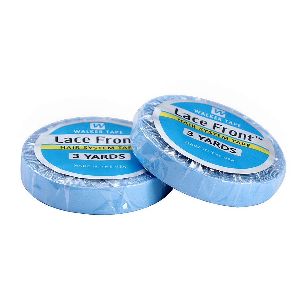 1Roll 3 Yards Blue Lace Front Wig Tape Doublesided Hair Tape For Wig Adhesive Walker Tape For