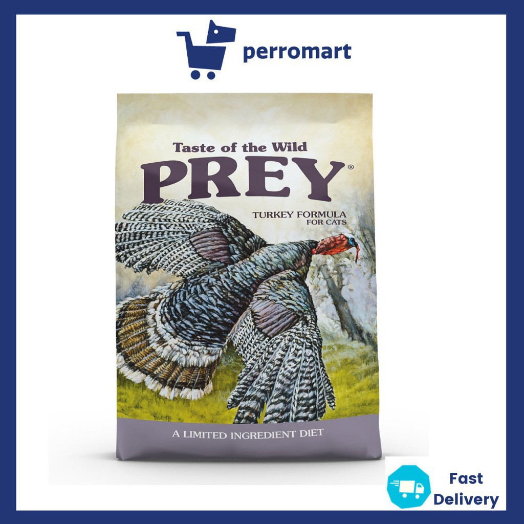 Taste of the Wild Prey 6lbs Turkey Grain Free Dry Cat Food