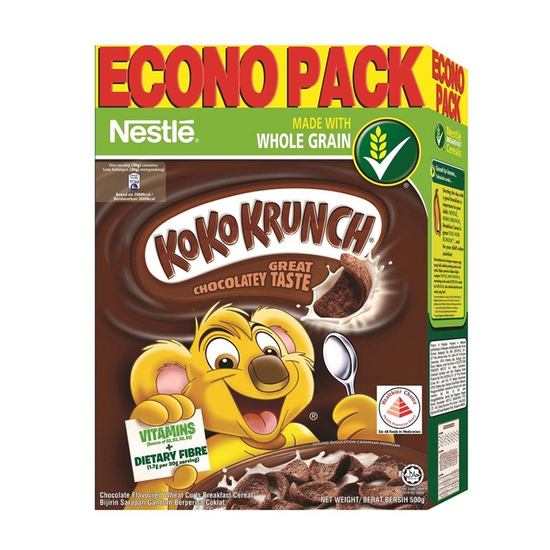 Nestle Koko Crunch Cereal with Whole Grain (450g) (Halal) | Shopee ...