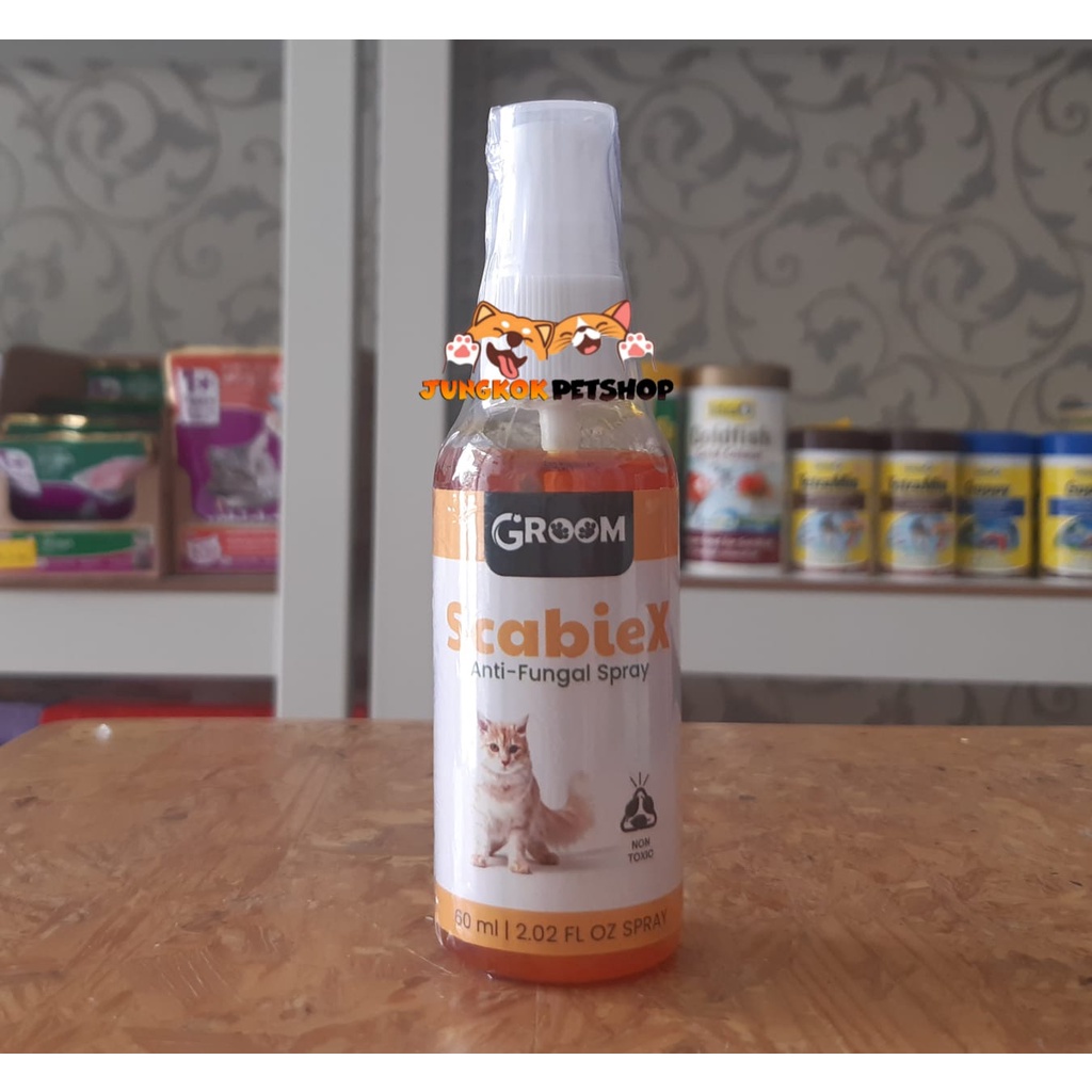 Groom Scabiex AntiFungal Scabiex AntiFungal Spray For Cats And Dogs