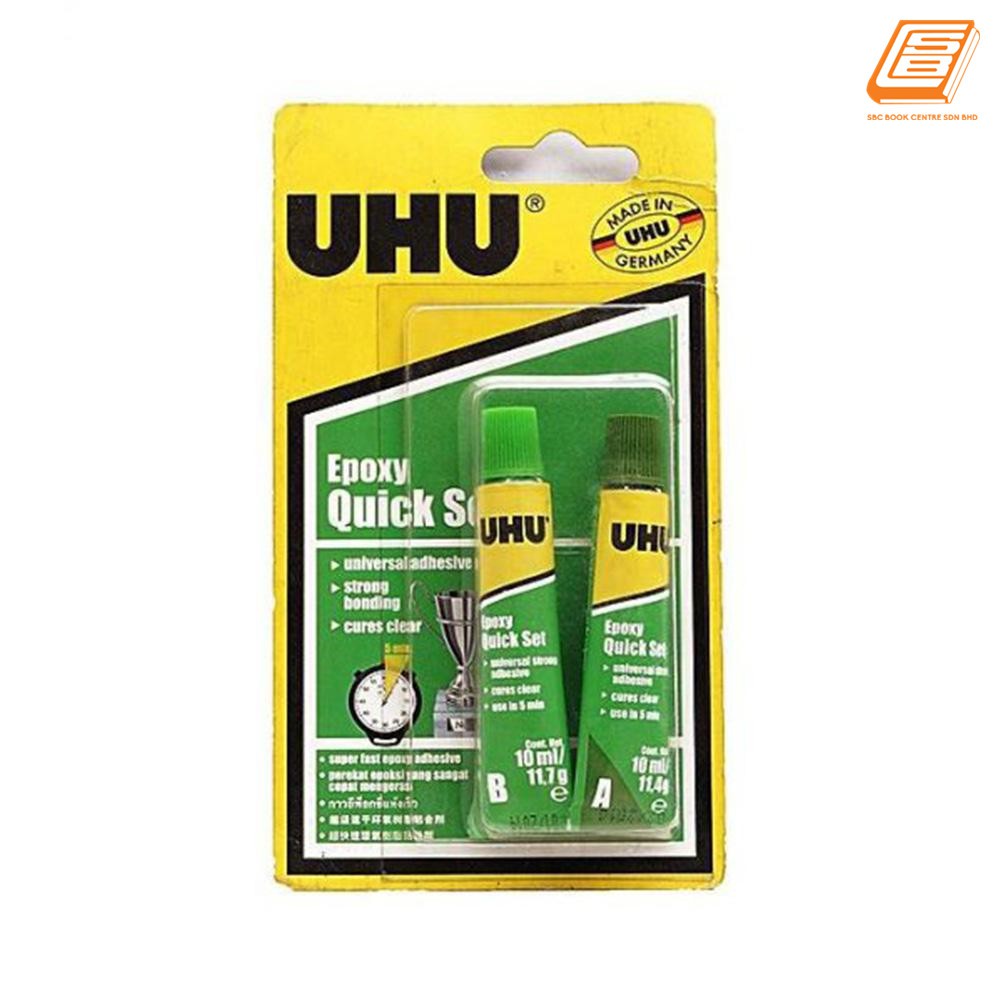 UHU Expoxy Quick Set 2 x 10ml - (37555) | Shopee Singapore