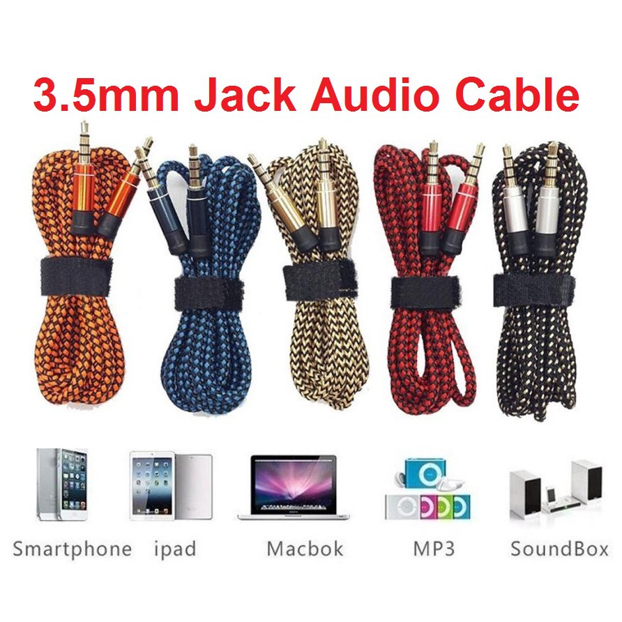3.5mm Car Audio Aux Cable Male to Male (For Car/Home Stereo/Headphone ...
