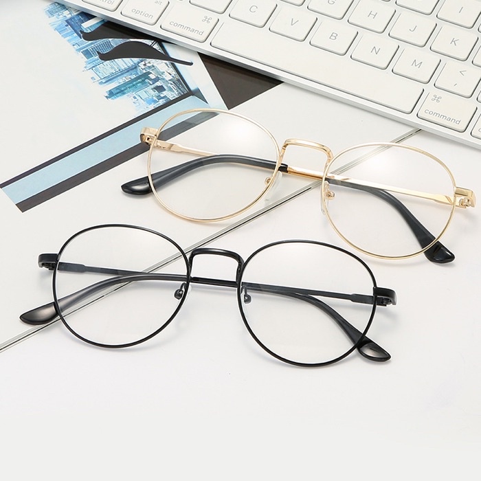 2025 Eyeswear Spectacle Frame Clear Lens Round Glasses Fashion Simple ...
