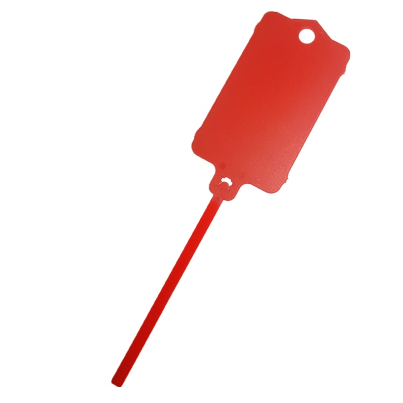 100pcs Reusable Blank Plastic Tag Ties Key Tags Reusable Serrated