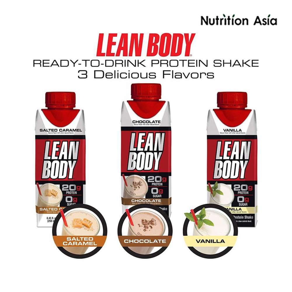 Labrada Lean Body Protein Shake 250ml x 16 bottles Shopee Singapore
