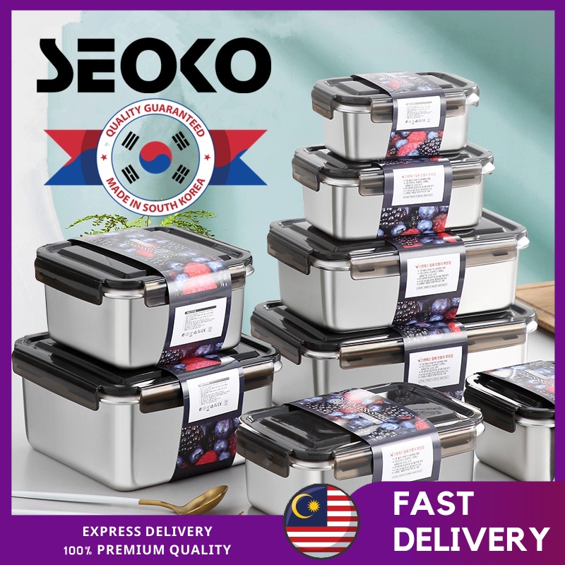 316 Stainless Steel Food Container Antibacterial Fresh-keeping Box with