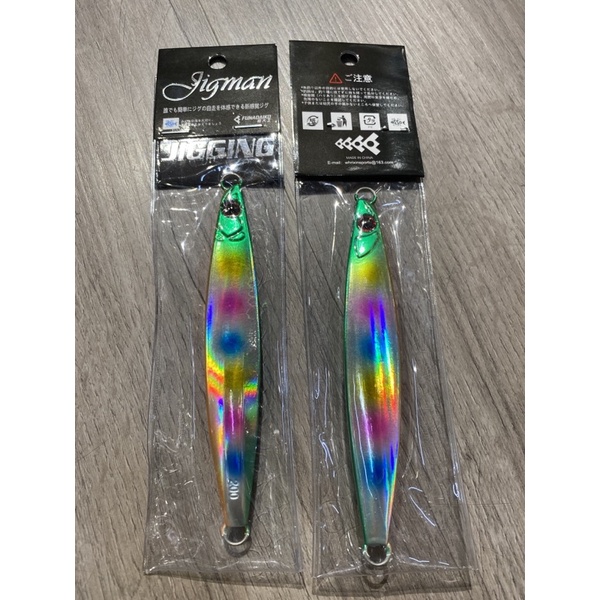Jigman One Pitch Jig 100g / 150g / 200g / 250g /300g / 400g / 600g Slow/Vertical Jig Makanan ...