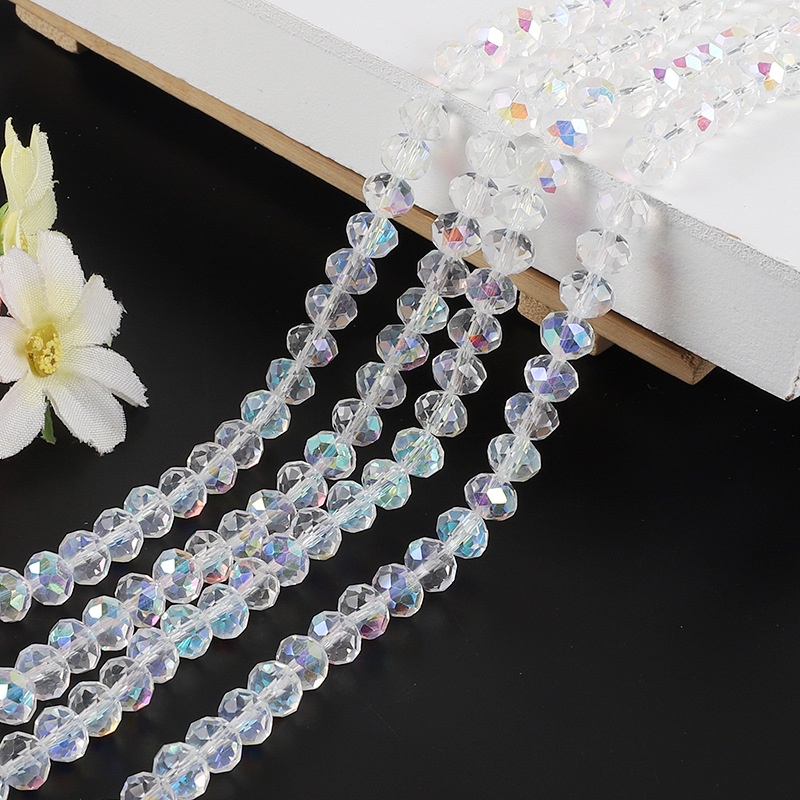 White 2025 crystal beads