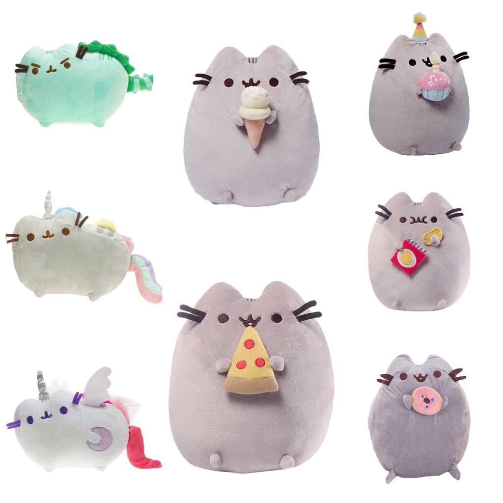 23cm Pusheen The Cat Doughnut Cookie Plush Soft Toys Kids Baby