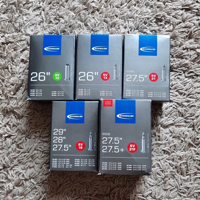 Schwalbe SV19 - Tubi Bici Con Valvole Presta E Leva Pneumatici | Kit Completo Per MTB E Trekking - Foto 4