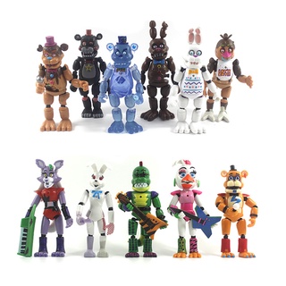 New NEW 3 Sets Fnaf Figure Five Nights At Freddy's 4 Figure Pack(4pcs One  Set) Chica Freddy Foxy Figure Toy model Anime collectors