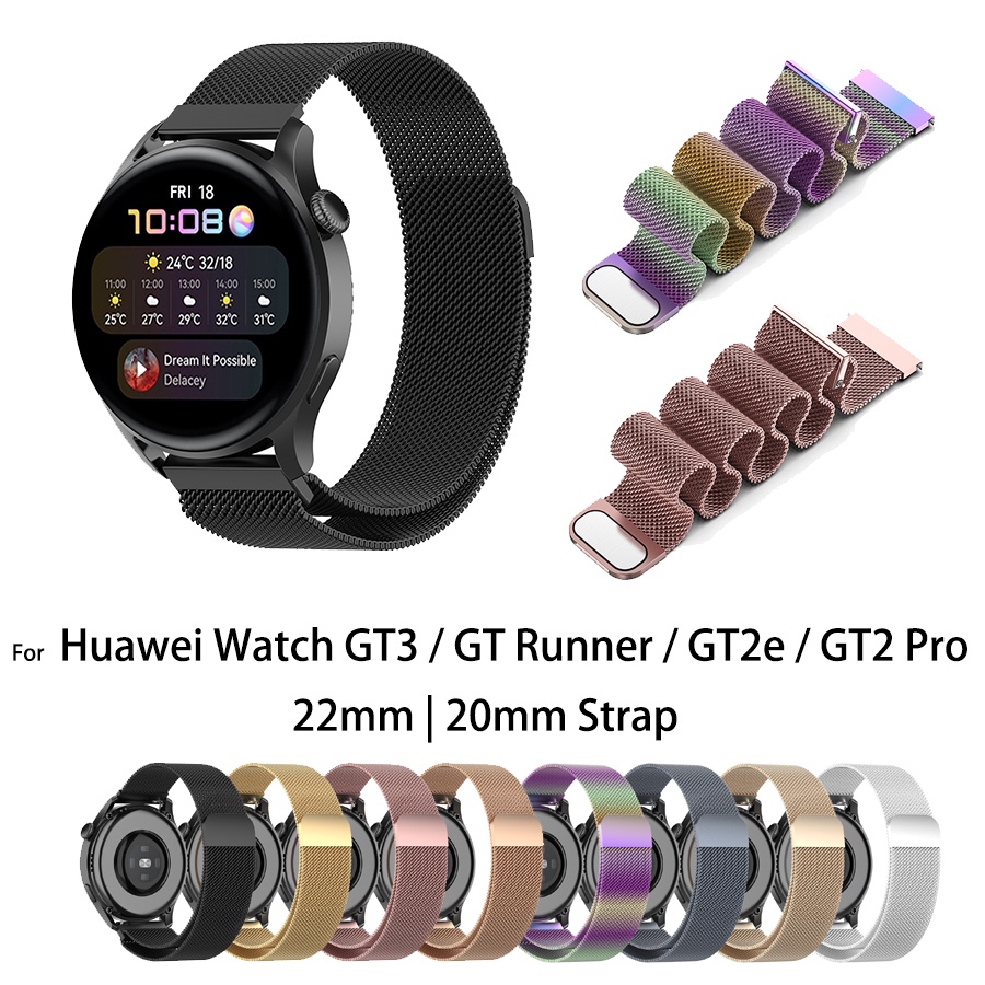 For Huawei Watch GT3 GT Runner GT2e GT2 Pro 46mm 42mm magnetic loop ...