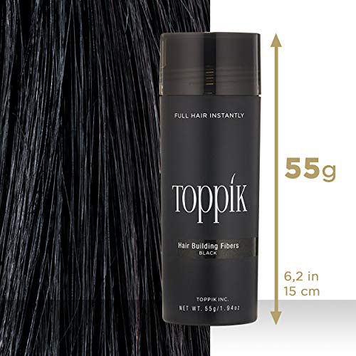 Toppik Black Hair Building Fibers Volumizing Hair Fiber Hair Loss Hair