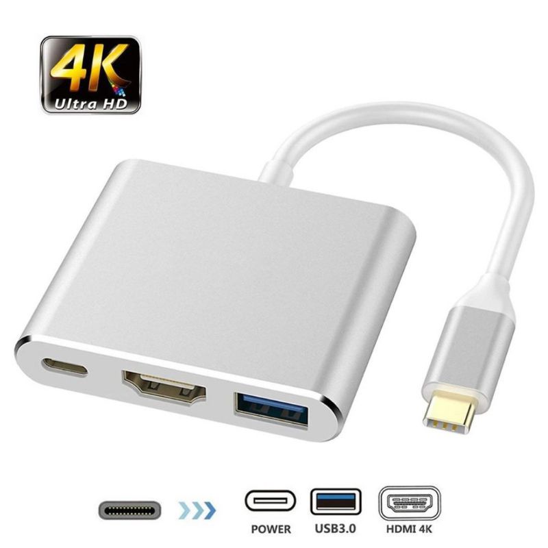 SG Ultra HD 4K 3 in 1 USB HUB usb hubs Type C USB to USB-C 4K HDMI USB ...