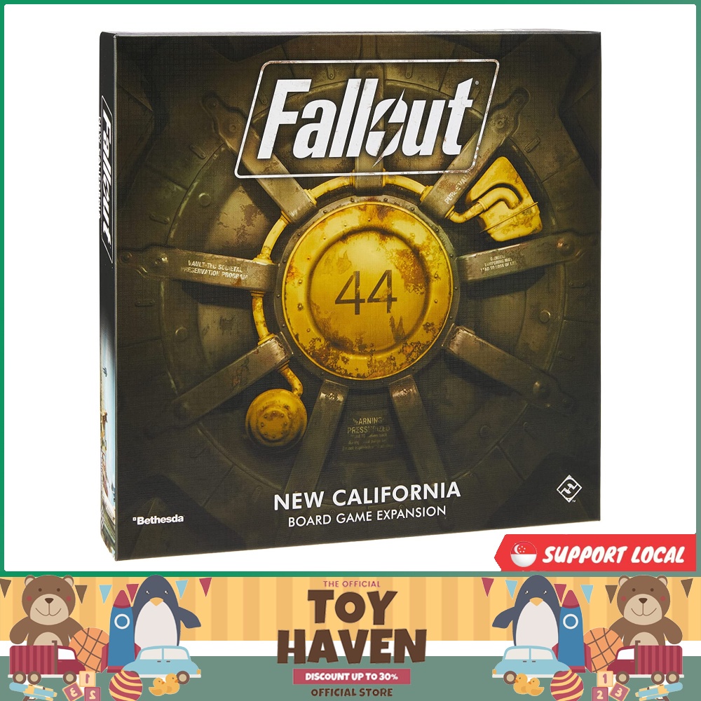 [sgstock] Fallout The Board Game New California Expansion Strategy Board Game Apocalyptic