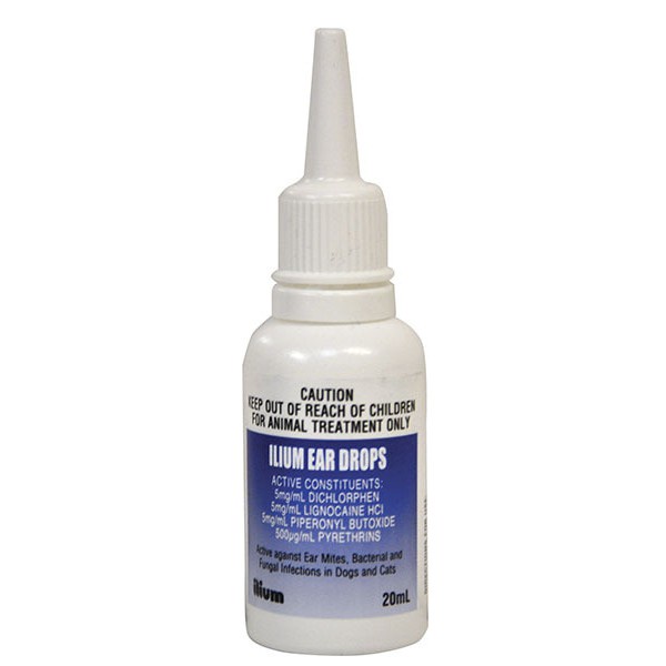Ilium Ear Drops for Dogs & Cats 20ml Expiry 08/2026 Shopee Singapore