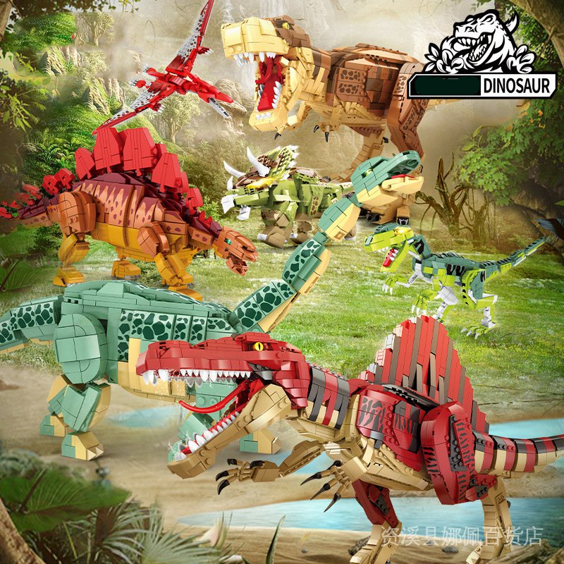 jurassic New Park Dinosaurs Tyrannosaurus Rex Velociraptor Model ...