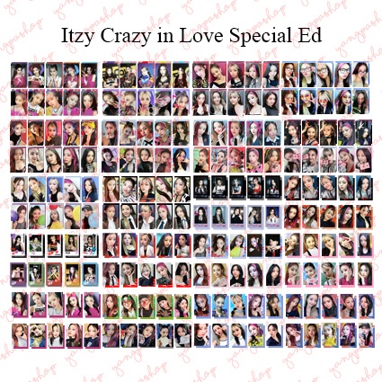 【SG Shopee リュジン】ITZY crazy in love 公式トレカ SG Shopee リュジン】ITZY crazy in love 公式トレカ SG Shopee