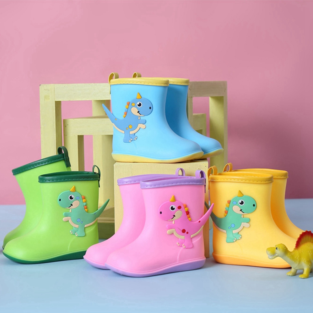 Girl dinosaur 2025 rain boots