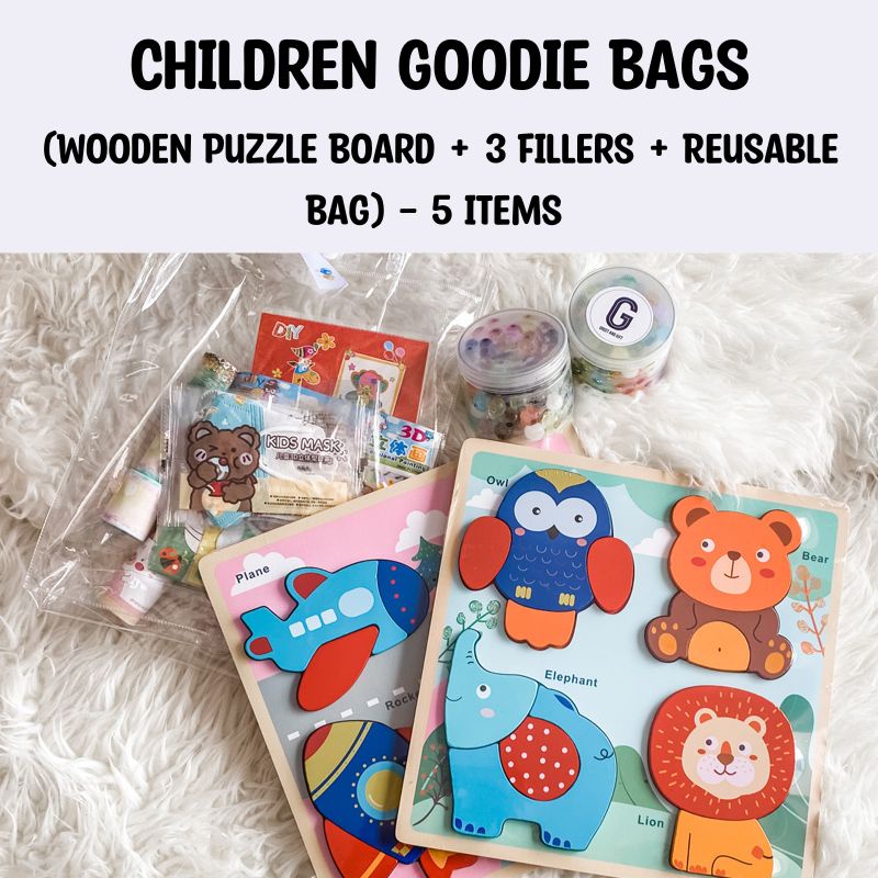 Prepacked Children Goodie Bags For PreSchool Birthday Party Celebration, Kids Party Favors