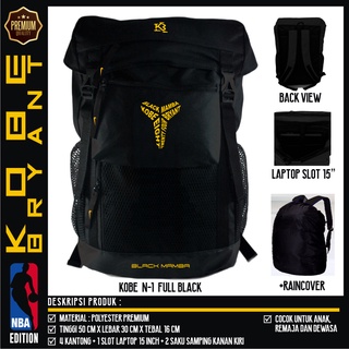 Kobe backpack deals black