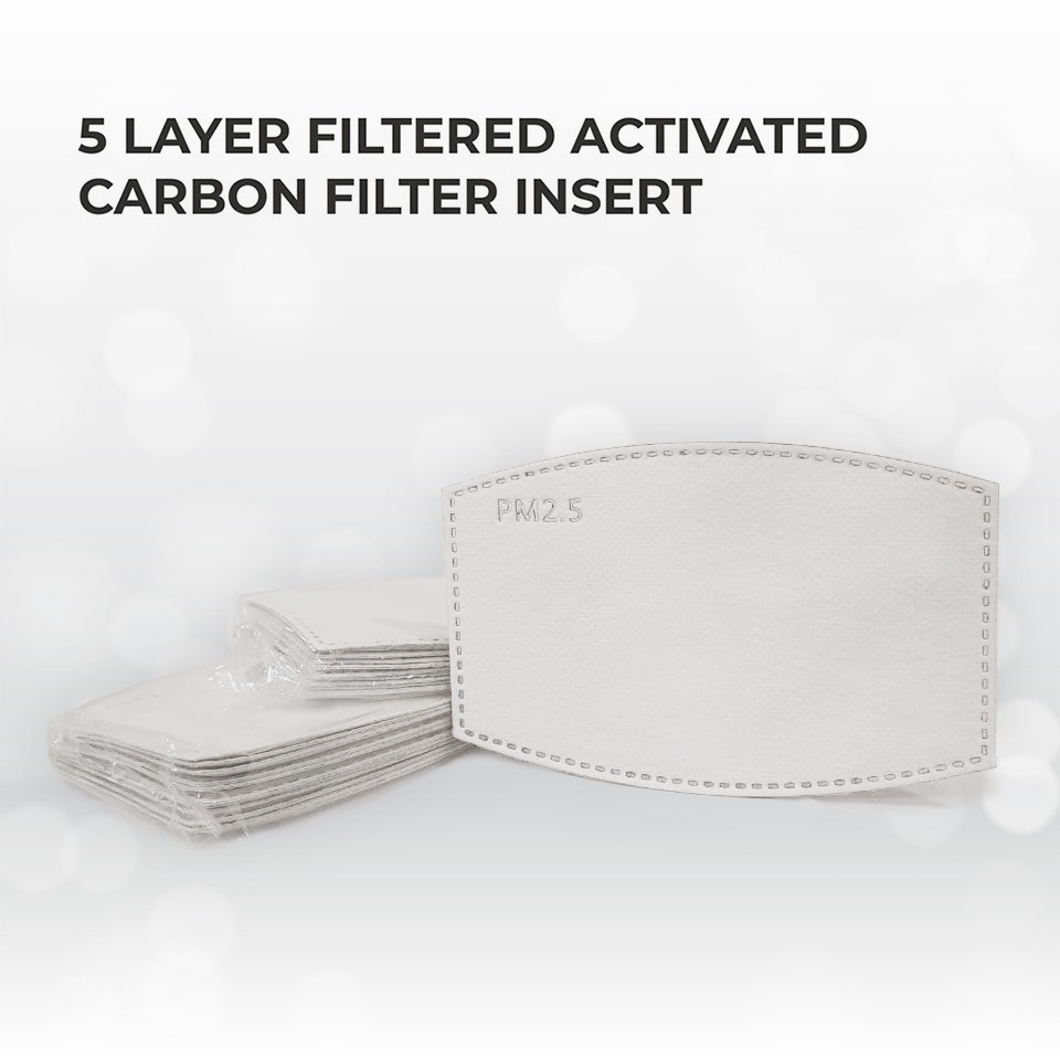 PM2.5 Activated Carbon Mask Filter Insert (10pcs) Shopee Singapore