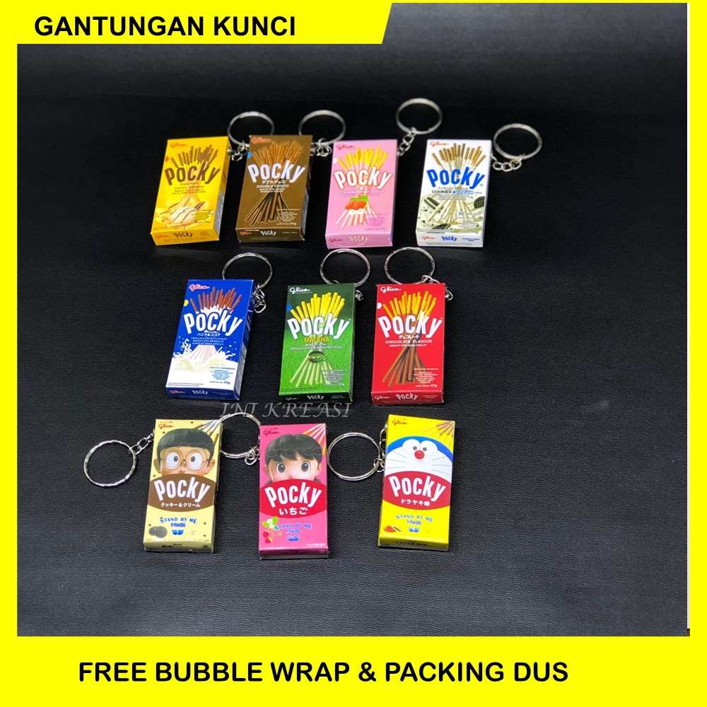 GANTUNGAN Keychain POCKY Miniature GANCI Shopee Singapore