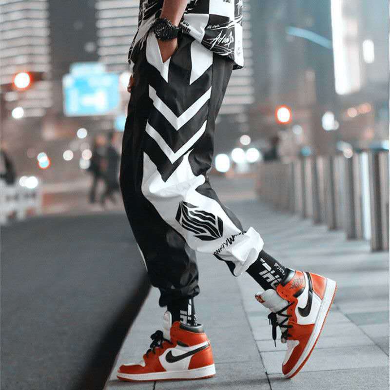Jogger Pants Mens Sweatpants men Sports Pant Hip hop Joggers Men White Techwear Loose Harem Pants Ankle Length Trousers Casual Sweatpants Shopee Singapore