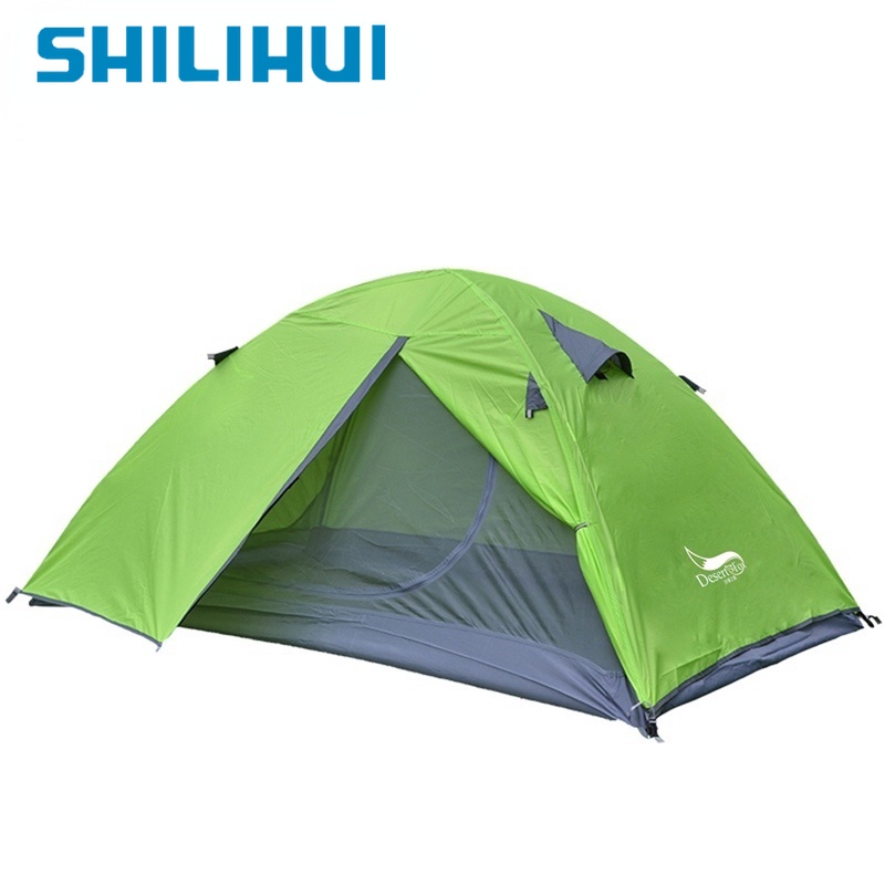 SHILIHUI Backpacking Tent 2 Person Lightweight Camping Tent Waterproof