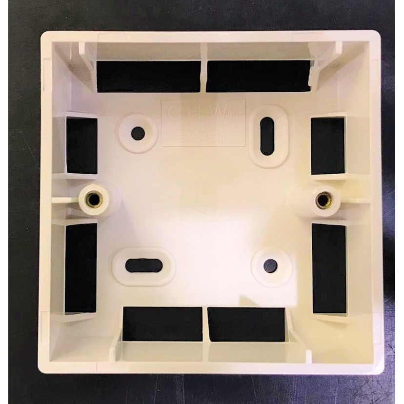 [2pc Bundle] Socket External Mounting Base Box (1 Gang/ 2 Gang ...