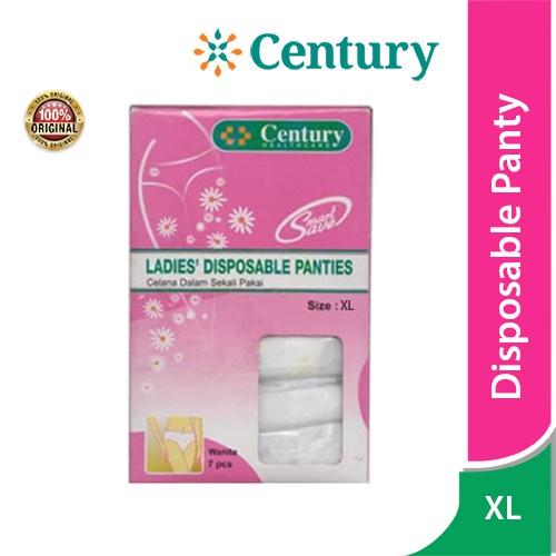 Century Ladies Disposable Panties ukuran XL / Celana Dalam Sekali Pakai / Traveling