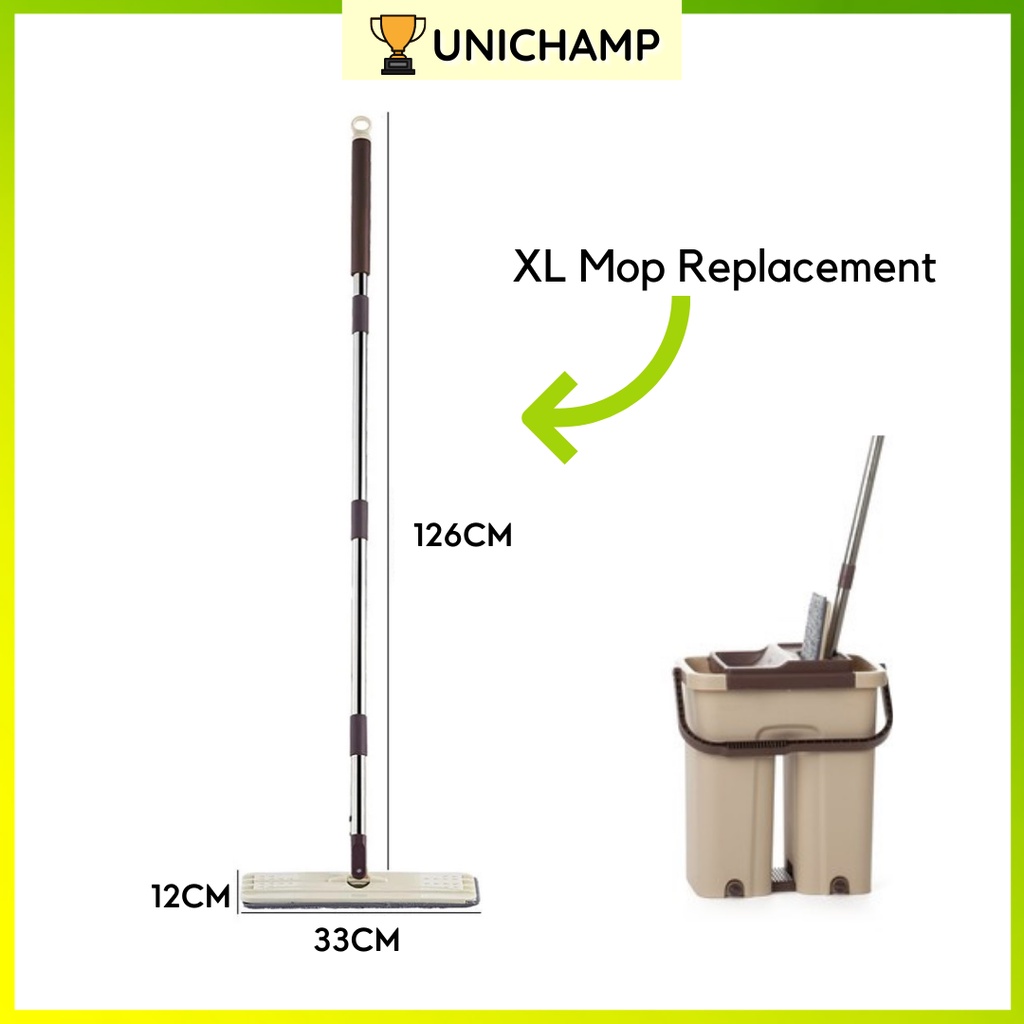 Unichamp XL Scratch Mop Replacement Only (Mop Stick Replacement Only