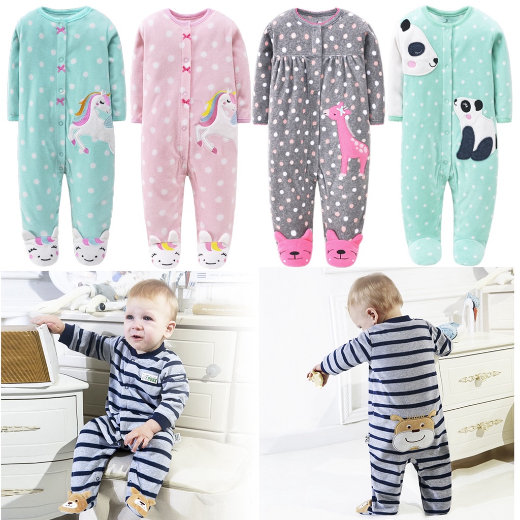 Carters romper hot sale pajamas