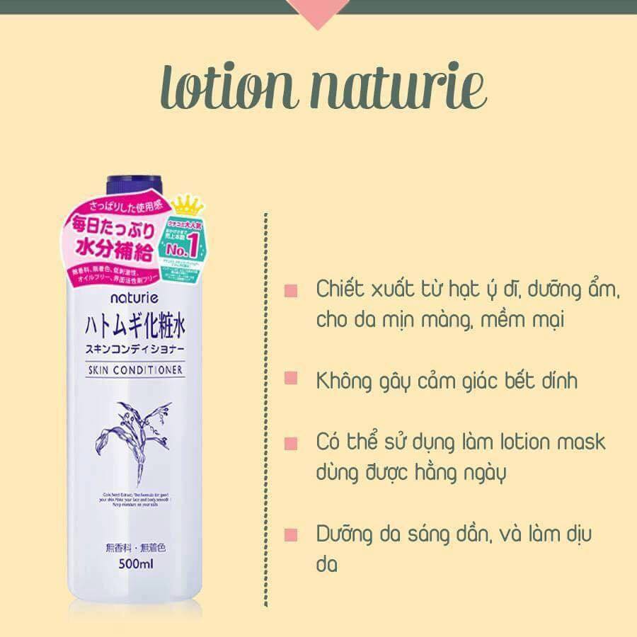 [Genuine] Naturie Hatomugi Skin Conditioner Lotion Lotion Naturie Hatomugi Skin Conditioner