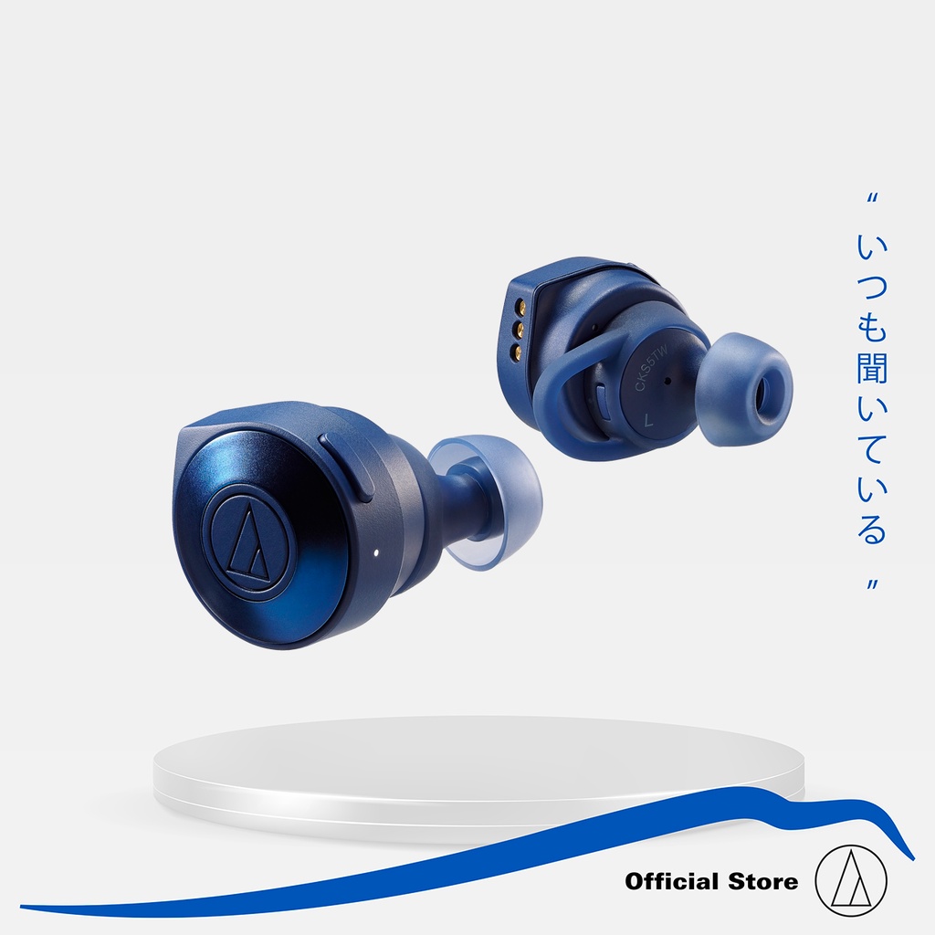 Audio Technica ATH CKS5TW Solid Bass True Wireless In Ear Headphone Shopee Singapore