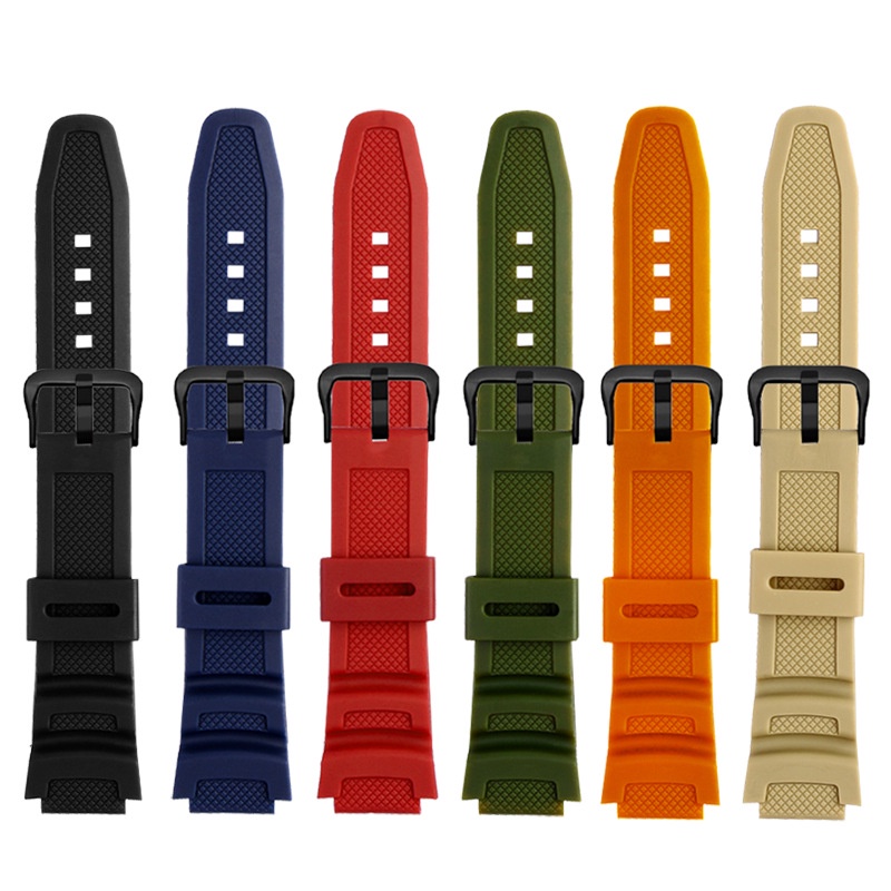 Casio rubber deals watch straps