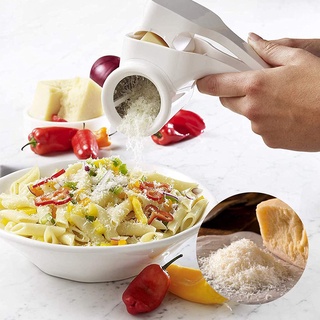 1pc Rotary Cheese Grater Hand-cranked Cheese & Ginger Mill Plastic  Multifunctional Grater Slicer