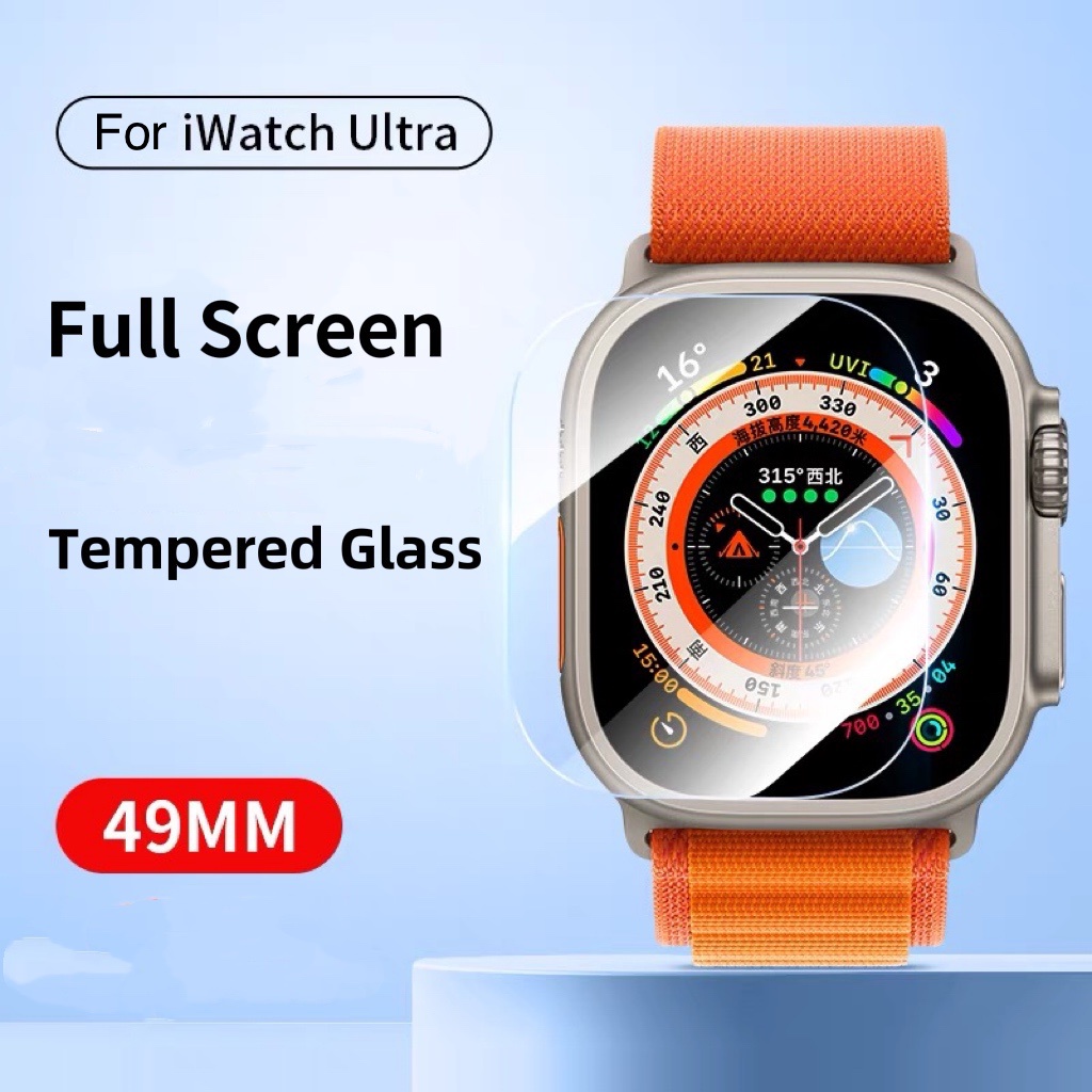 [SG Seller] LITO Tempered Glass/TPU Screen Protector For Smart Watch Ultra 49/45/44mm& 40/41mm Full Screen Protect