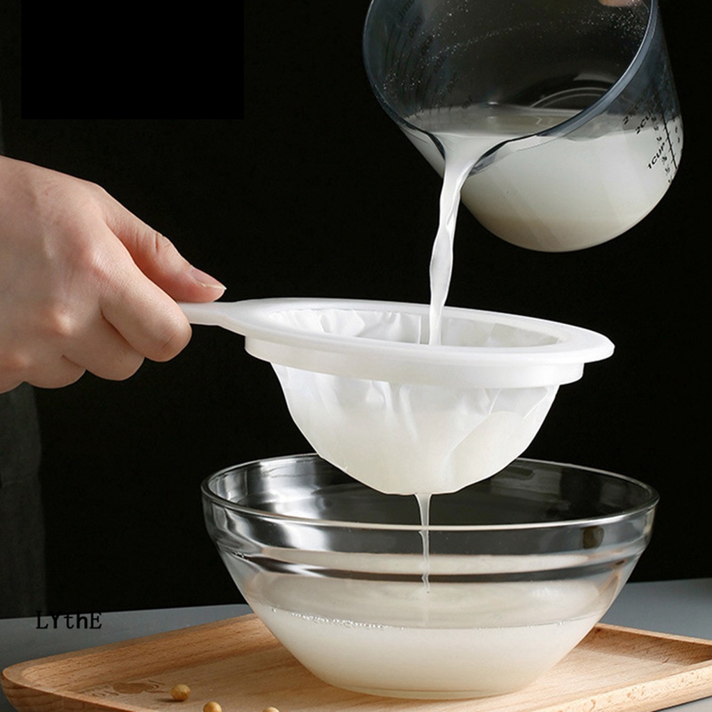 100/200/300/400 Mesh Reusable Nylon Filter Mesh Strainers Spoon Super