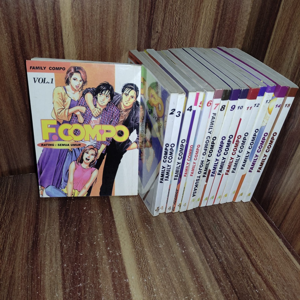 Comic Family Compo Vol.1-15 (Tamat) | Shopee Singapore