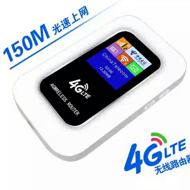4g mifi modem (screen display) | Shopee Singapore