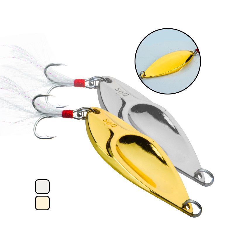 SwimBait Lure Floating Tackle Lure For Fishing Fishing Lure Metal Gear  Spoon Lure sebarau 1 Pcs Micro Spoon Lure Fishing Accessories Gold/Silver  Fishing Bait Set Spoon Lure Spinner Bait Hook Umpan Mancing